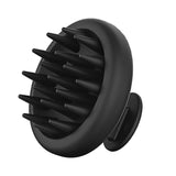 Front view of the scalp massager, showcasing its sleek and ergonomic design.