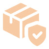 Icon of a shielded package representing Shipping Protection for secure deliveries.
